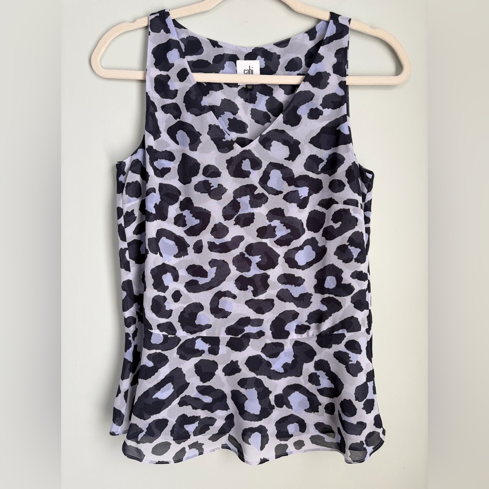 CAbi 5536 Feline Leopard Cami / Tank Tank Top, Size XS